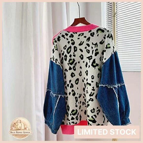 Trendy Long Sleeve Open Front Sweater Cardigan Chunky Knit Oversized
